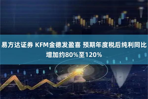 易方达证券 KFM金德发盈喜 预期年度税后纯利同比增加约80%至120%